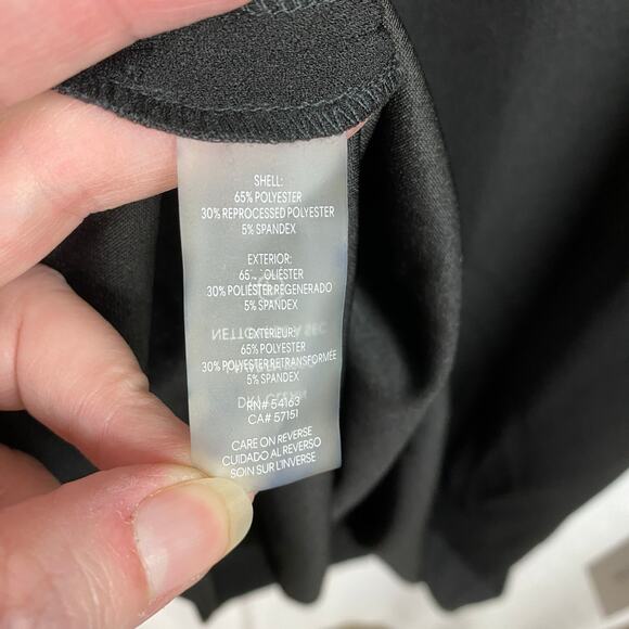 Calvin Klein Black Long Sleeve Shift Mini Dress Sz.6 NWT - Picture 15 of 16